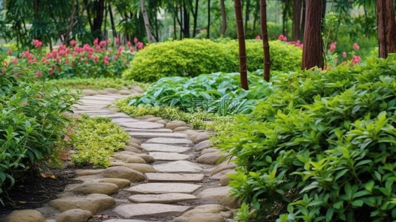 小区道路绿化效果图，如何精准估算成本？**
